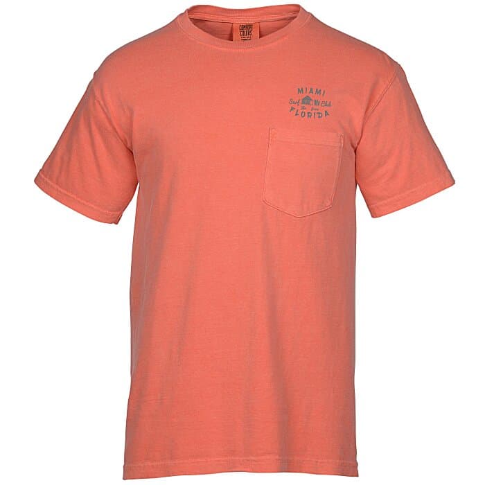 Comfort Colors Garment-Dyed 6.1-oz Pocket T-Shirt - Screen