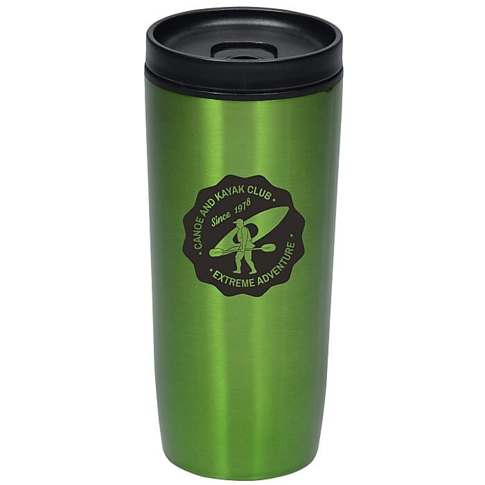 Custom Accent Stainless Travel Mug - 16 oz - Colors