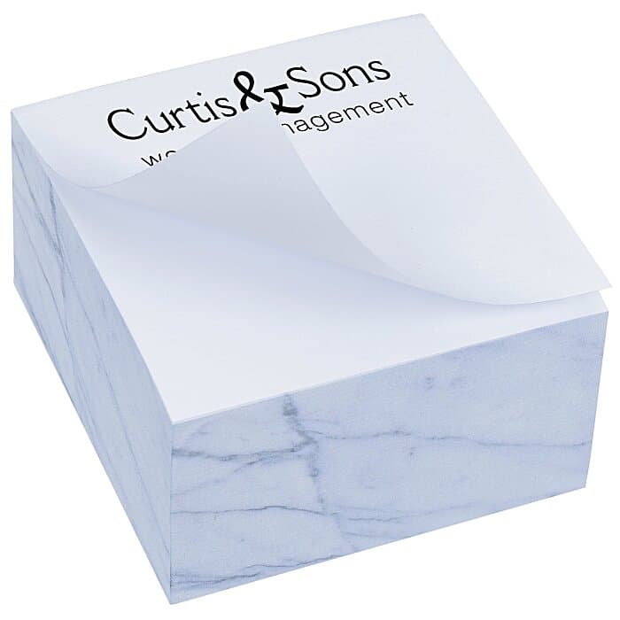 Post-it® Notes Cubes - 2-3/4 inches x 2-3/4 inches x 1-3/8 inches - Marble