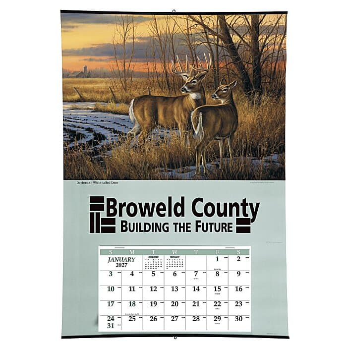 Jumbo Hanger 12-Month - White Tailed Deer
