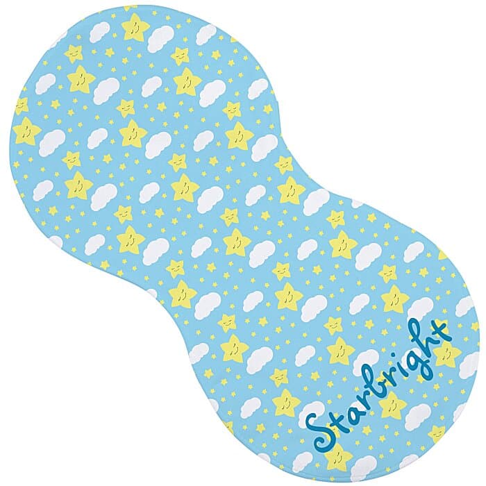 Peanut Burp Cloth - Full Color