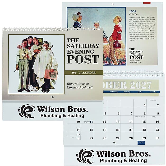 The Saturday Evening Post Norman Rockwell Pocket Calendar