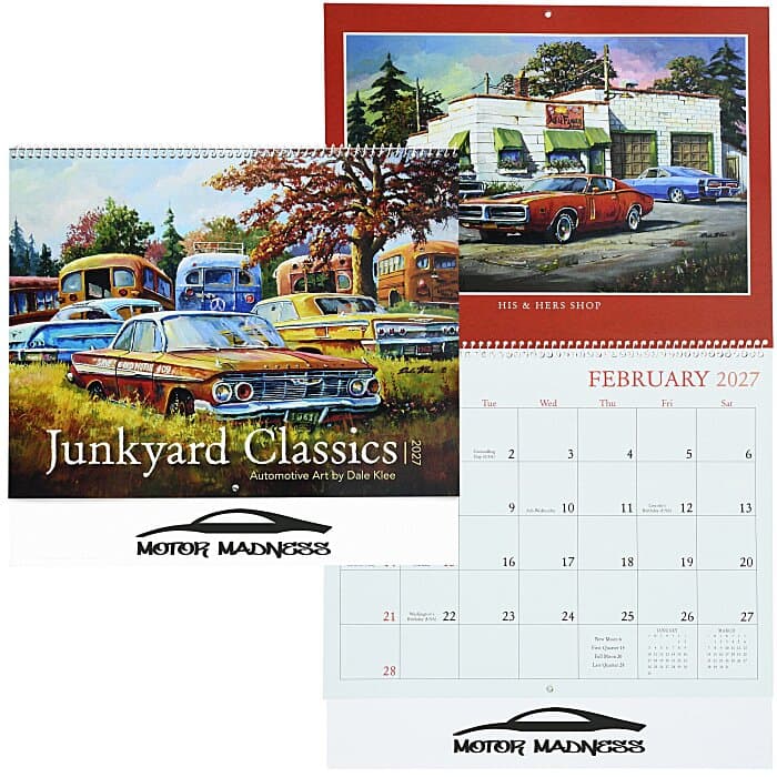 Junkyard Classics by Dale Klee Calendar