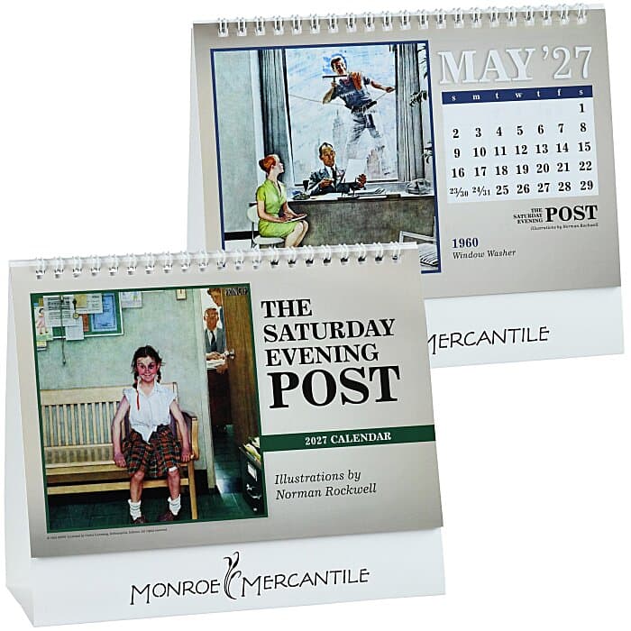 The Saturday Evening Post Norman Rockwell Desk Calendar - Large