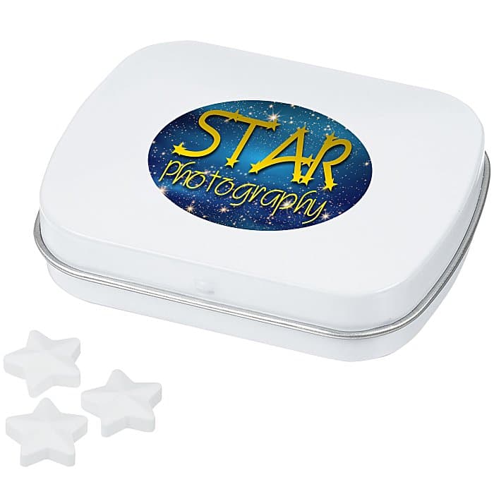 Mint Tin with Shaped Mints - Star