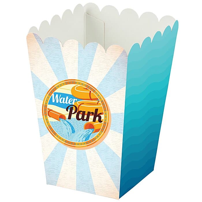 Scoop-Style Popcorn Box - Medium - Full Color