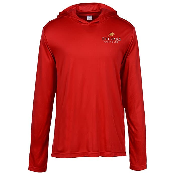 Defender Performance Hooded T-Shirt - Men's - Embroidered