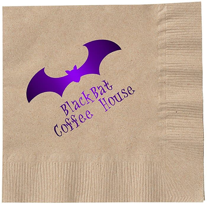 Kraft Beverage Napkin - 2-ply - Low Qty - Foil