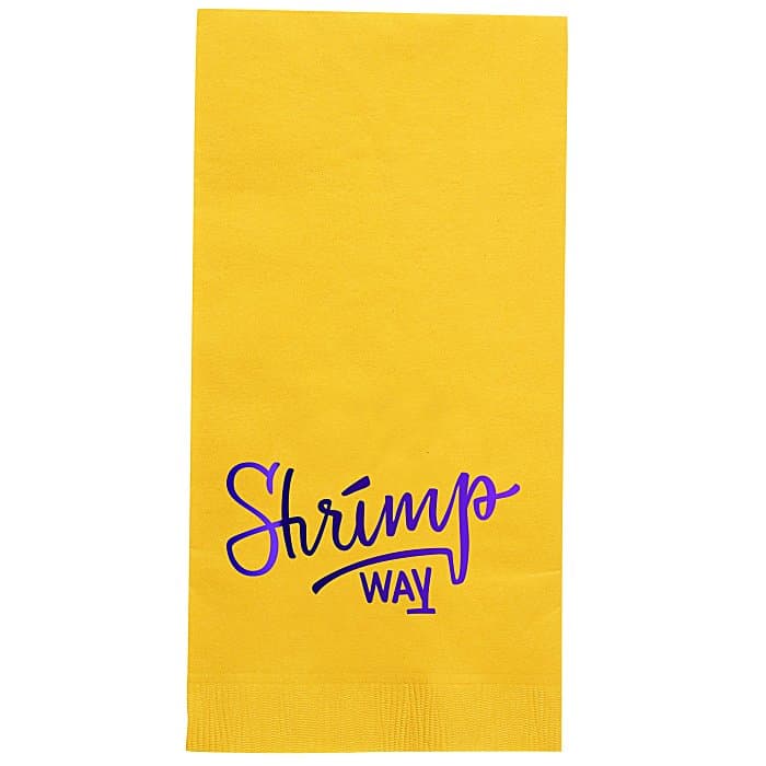 Colorware Dinner Napkin - 2-ply - 1/8 Fold - Foil