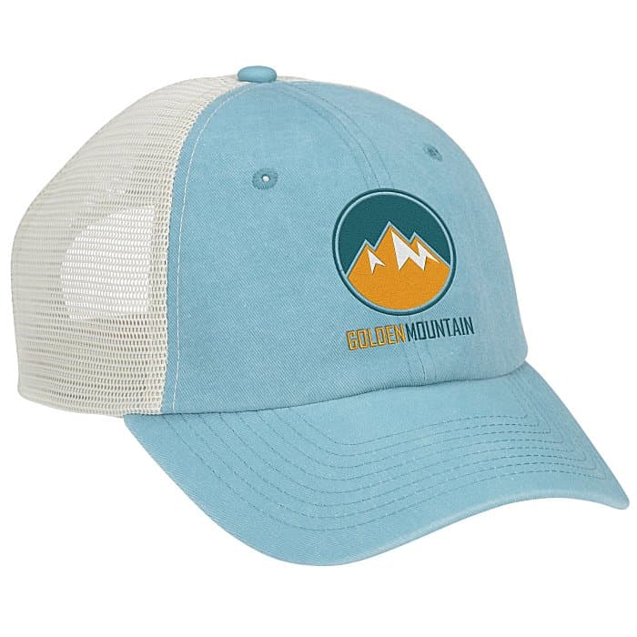 Pigment-Dyed Mesh Back Trucker Cap