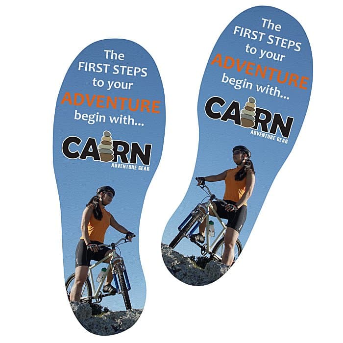 Surface Grip Indoor Removable Graphics - Footprints