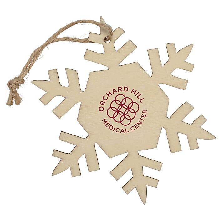 Wood Ornament - Snowflake