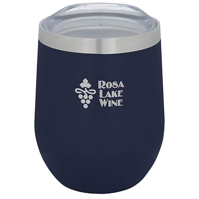 Corzo Vacuum Insulated Wine Cup - 12 oz - Laser Engraved