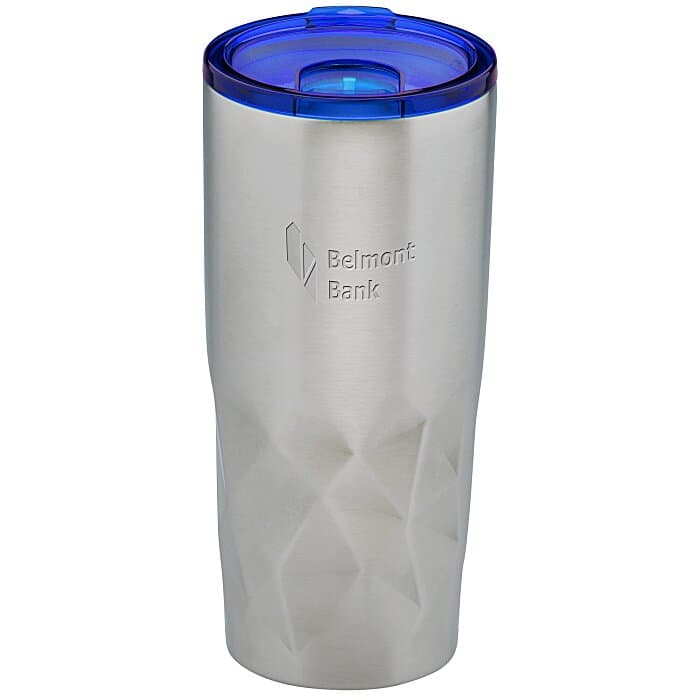 Glacier Diamond Vacuum Travel Tumbler - 20 oz - Laser Engraved