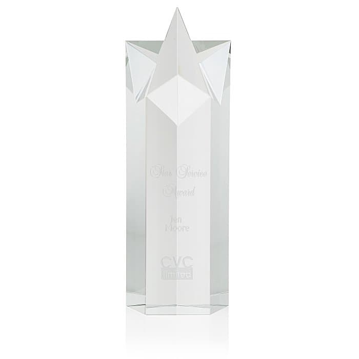 Superstar Crystal Award - 12 inches