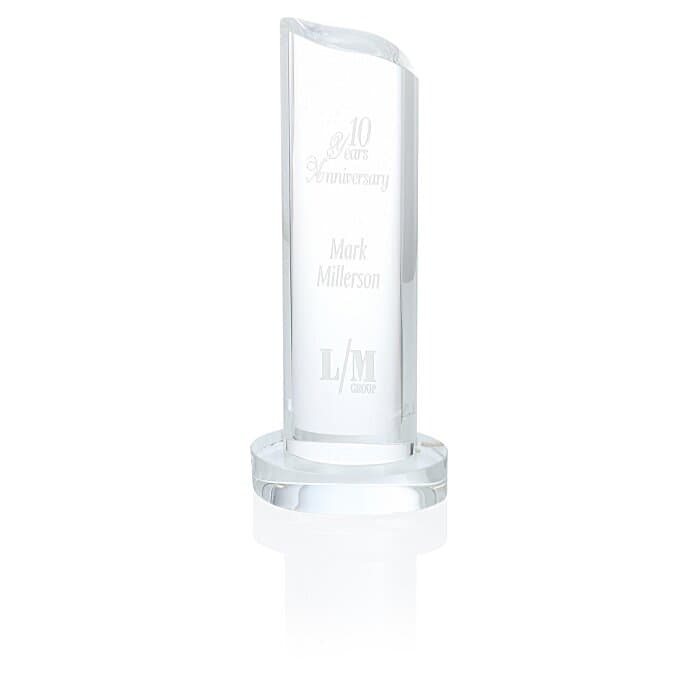 Dignify Crystal Award - 10 inches