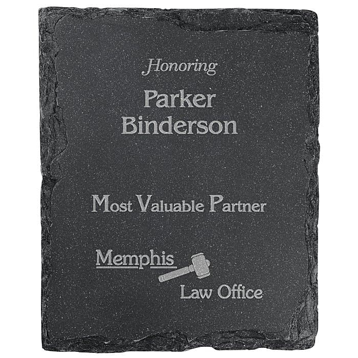Stonecast Slate Plaque - 10 inches