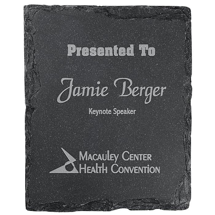 Stonecast Slate Plaque - 12 inches