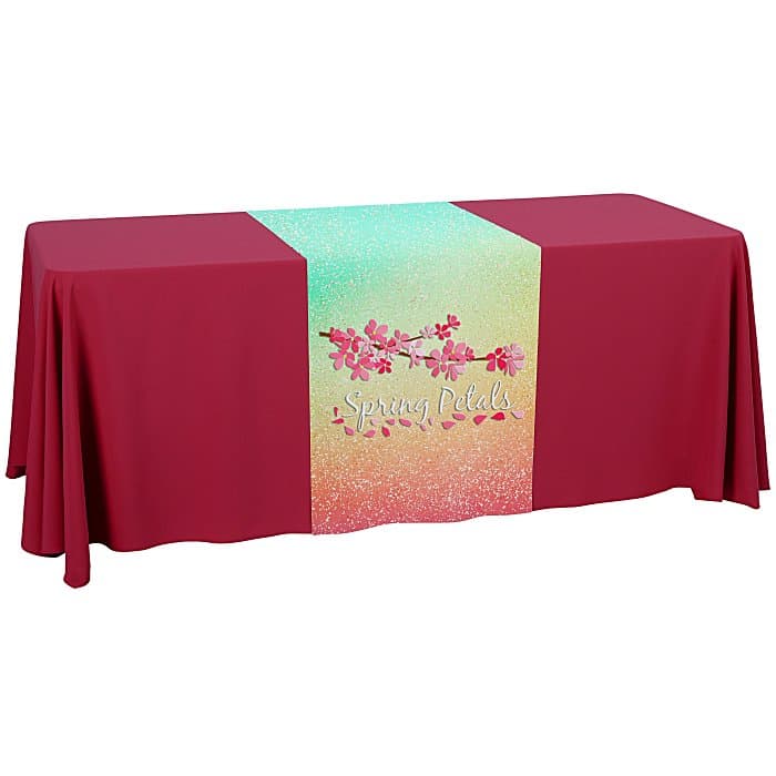 Laser Edged Table Runner - 24 inches - Full Color