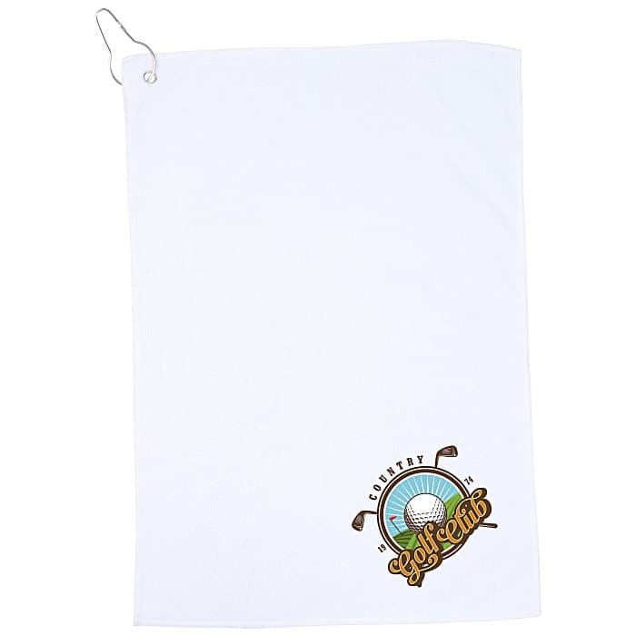 Microfiber Golf Towel - 18 inches x 12 inches - Full Color
