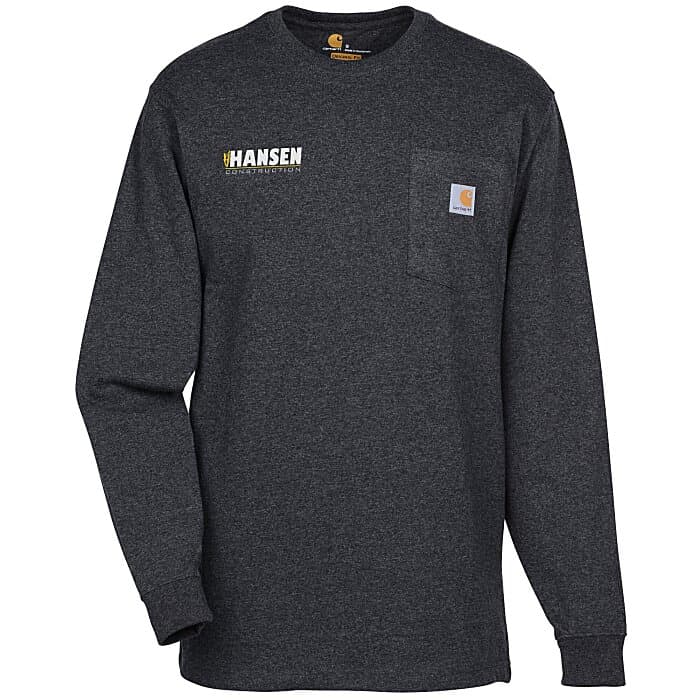 Carhartt Workwear Long Sleeve Pocket T-Shirt - Embroidered