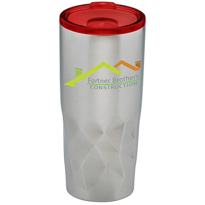 Glacier Diamond Vacuum Travel Tumbler - 20 oz - Full Color