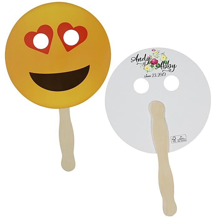 Emoji Hand Fan - Heart