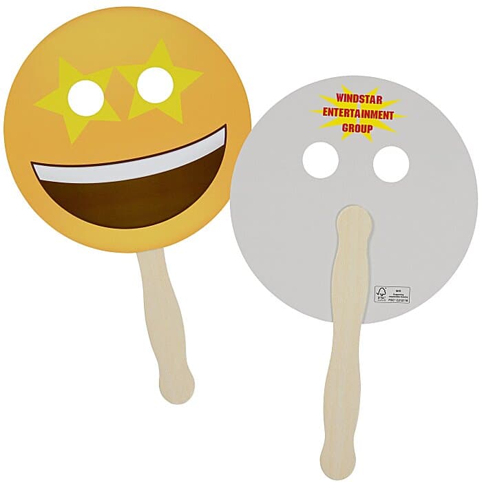 Emoji Hand Fan - Stars