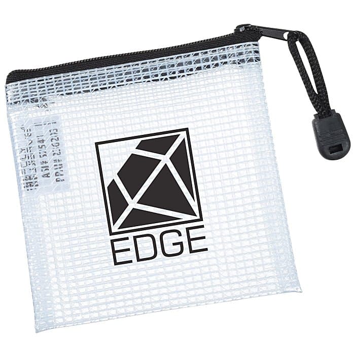PolyWeave Zippered Pouch - 4 inches x 4 inches