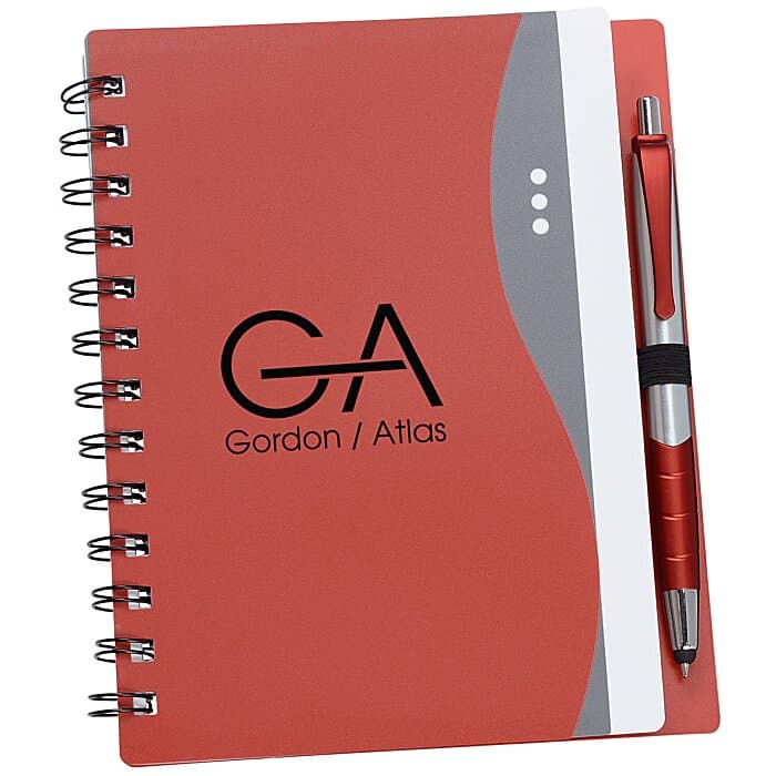 Bellevue Spiral Notebook with Stylus Pen