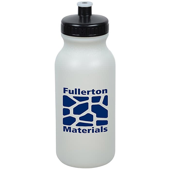 Sport Bottle with Push Pull Lid - 20 oz - Glow in Dark