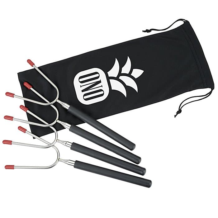 Extendable Roasting Sticks with Carrying Case