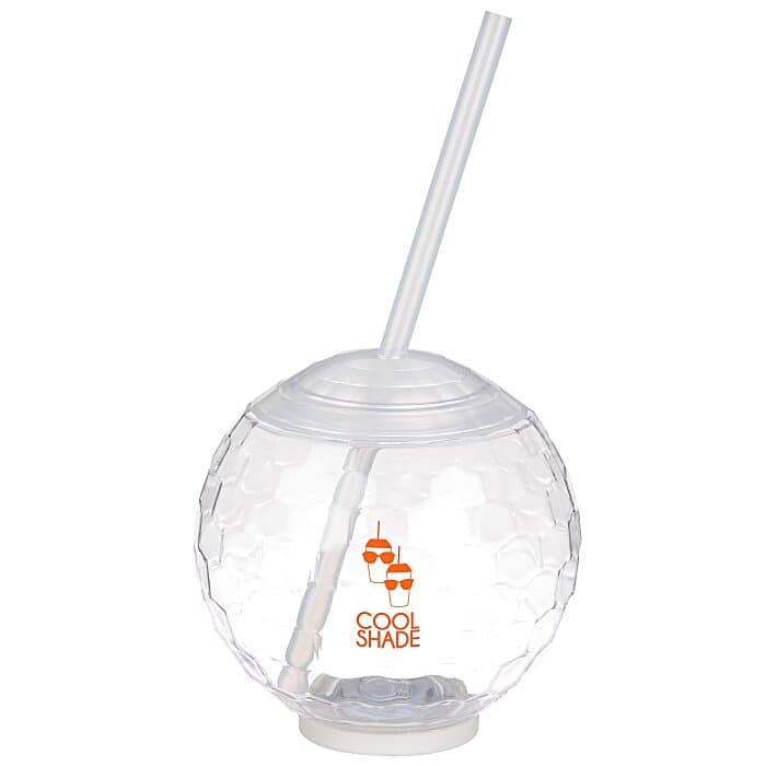 Ball Light-up Tumbler with Straw - 20 oz.