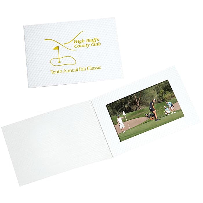 Golf Ball Dimple Photo Folder - 4 inches x 6 inches