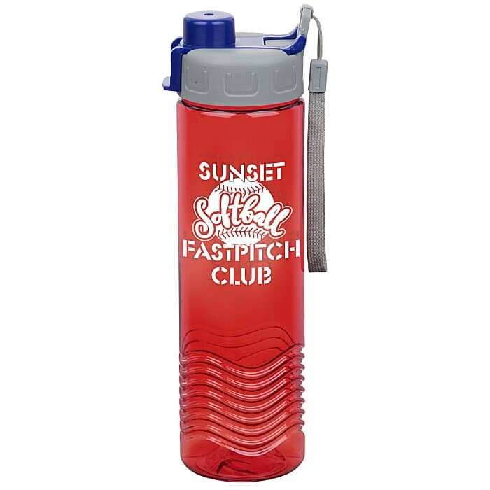 Twist Water Bottle with Quick Snap Lid - 24 oz