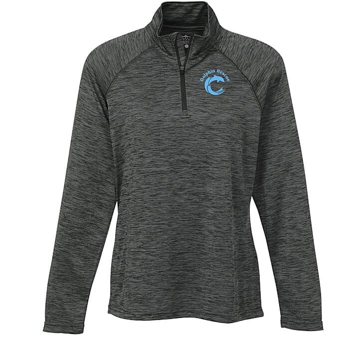 Space-Dyed 1/4-Zip Performance Pullover - Ladies' - Screen