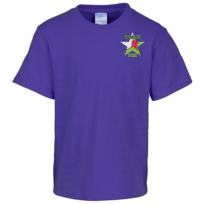 Port & Company Essential T-Shirt - Youth - Embroidered