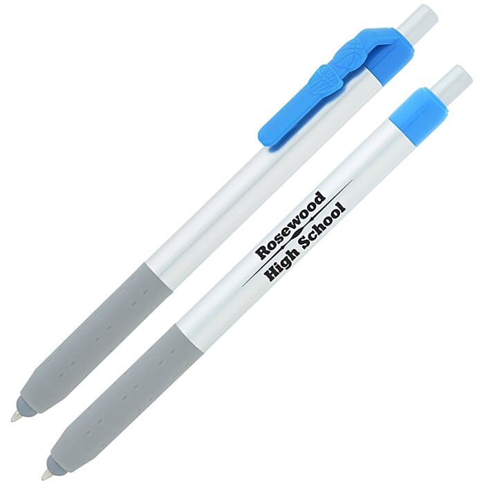 Alamo Stylus Pen - Silver - Basketball