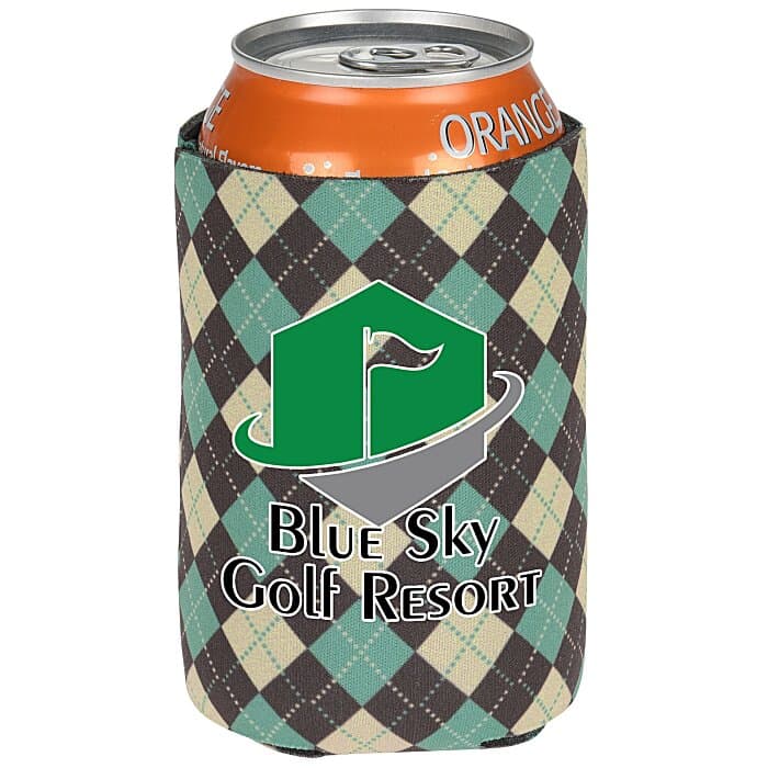 Pocket Can Holder - Argyle