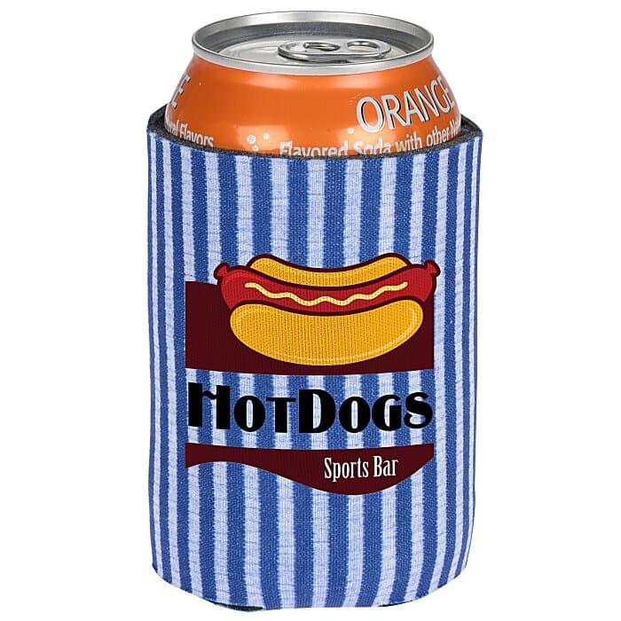 Pocket Can Holder - Seersucker