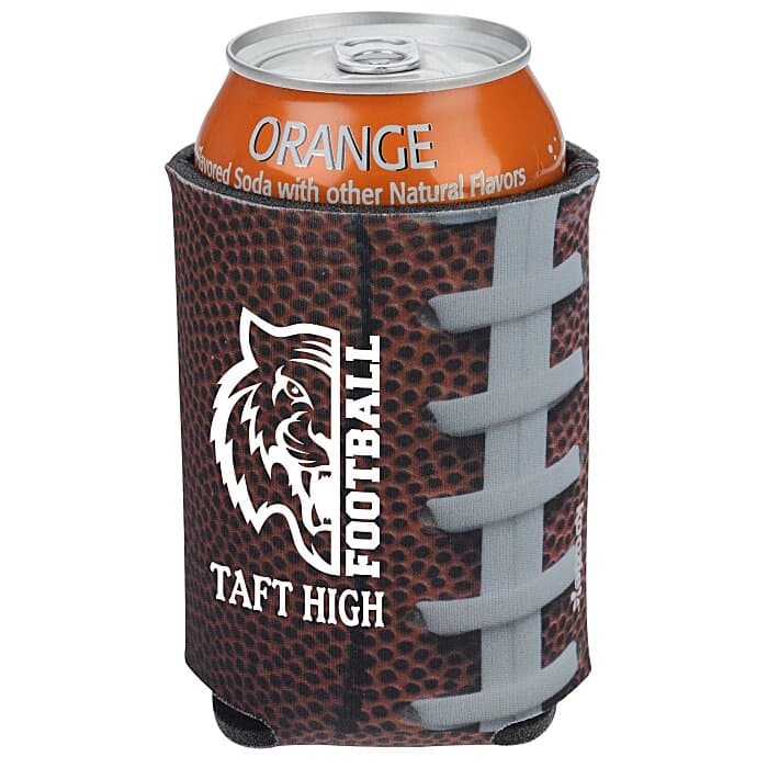 Koozie® Chill Collapsible Can Cooler - Football