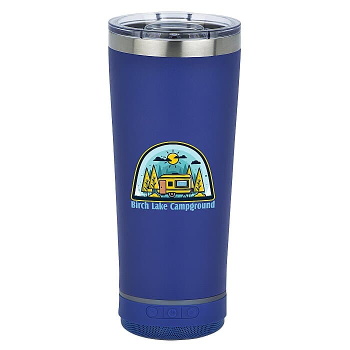 Bluetooth Speaker Vacuum Tumbler - 18 oz