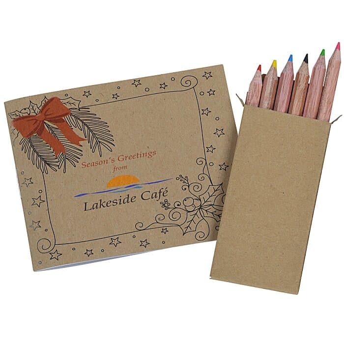Kid's Coloring Book To-Go Set - Holiday - Full Color
