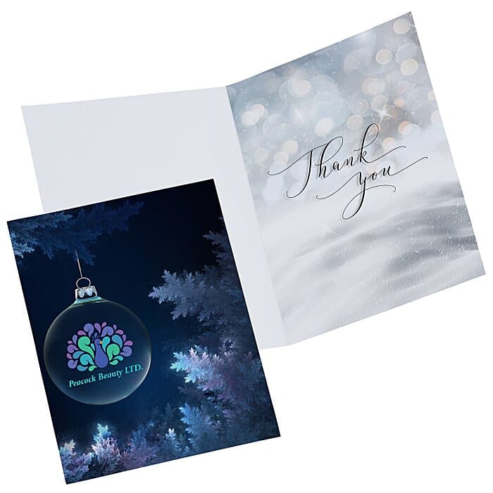 Folded Printed Card - 5 1/2 inches x 4 1/4 inches