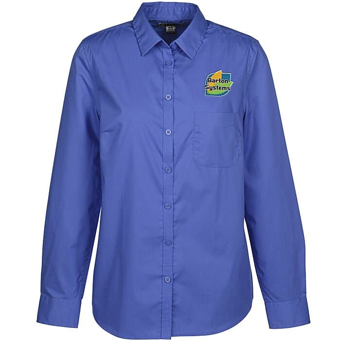 Comfort Stretch Poplin Shirt - Ladies'