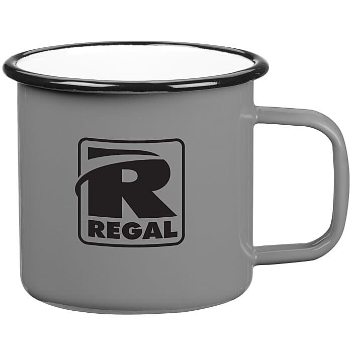 Enamel Metal Camper Mug - 16 oz
