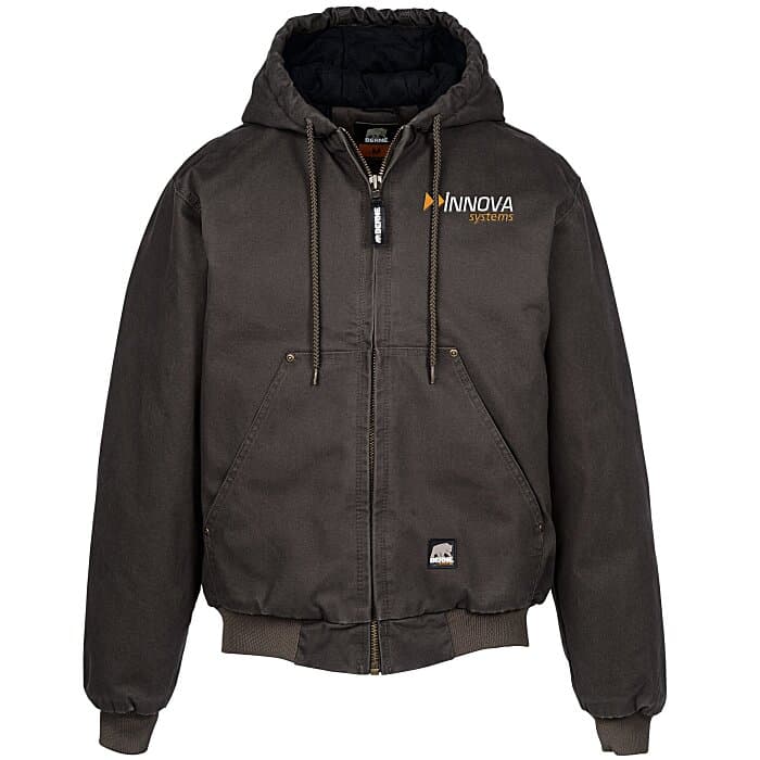 Berne Highland Washed Hooded Jacket