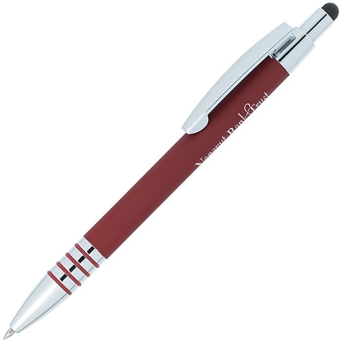 Bristol Soft Touch Stylus Gel Metal Pen
