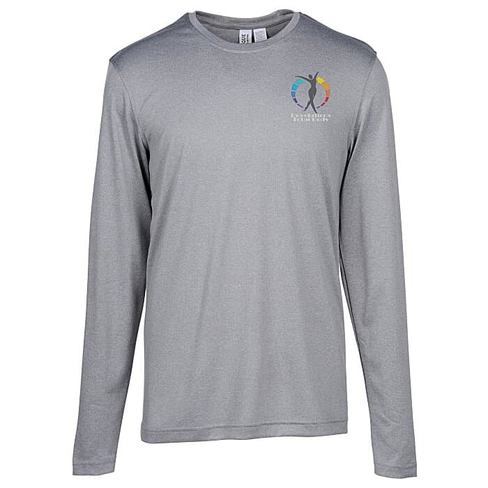 Clique Charge Active LS Tee - Men's - Embroidered