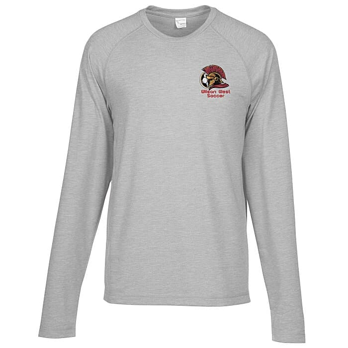 Voltage Tri-Blend Wicking LS T-Shirt - Men's - Embroidered